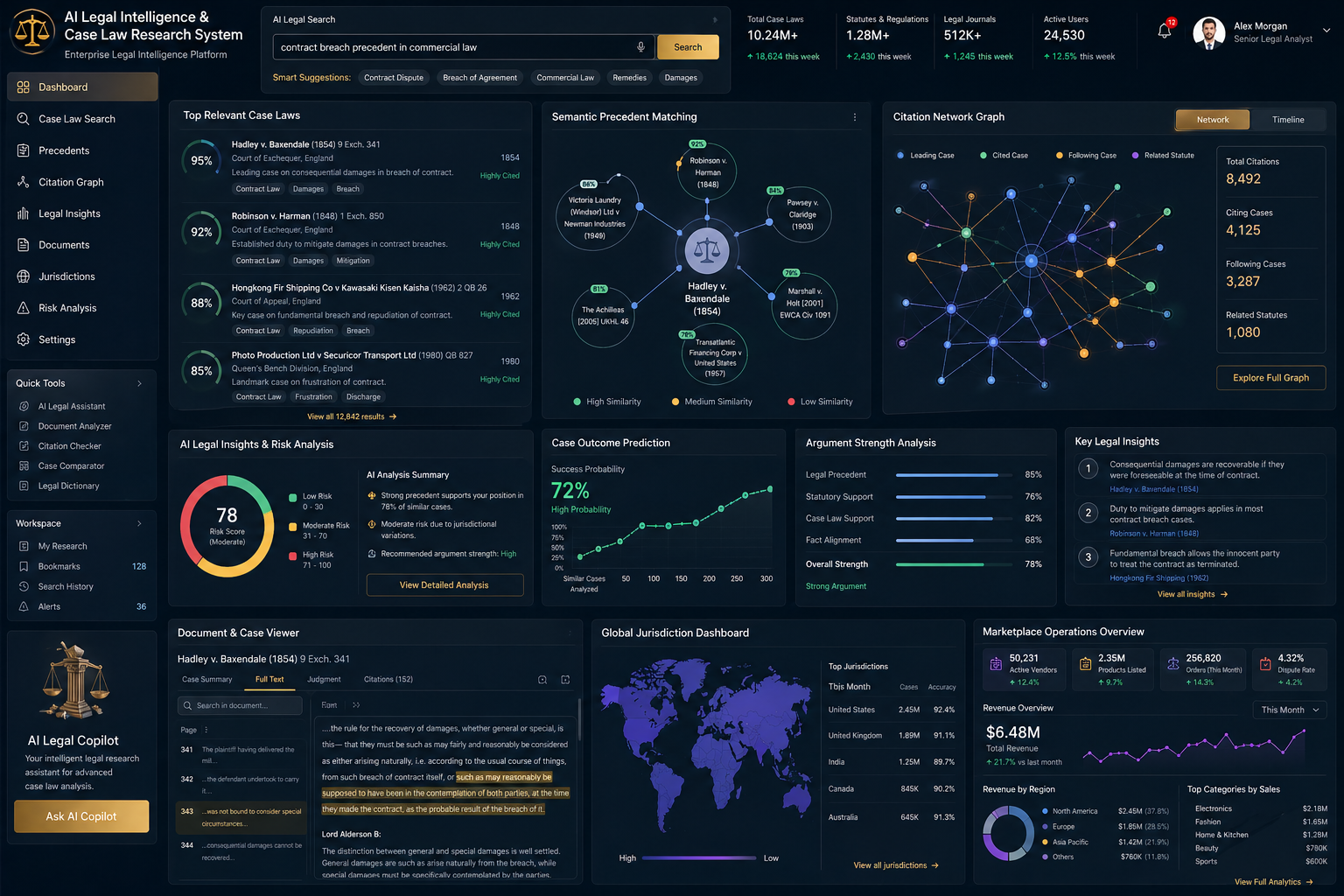 AI Legal Case Management Platform